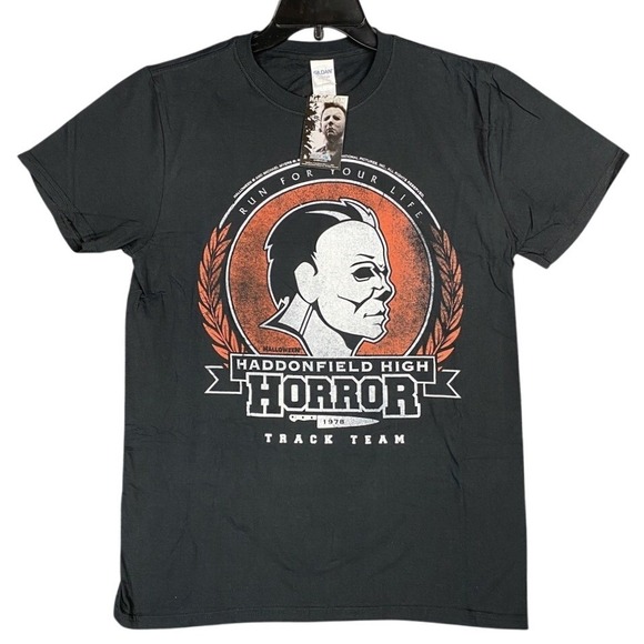 Gildan Other - Halloween Haddonfield High Horror Track Team Shirt M Gildan Softstyle‎ 2016